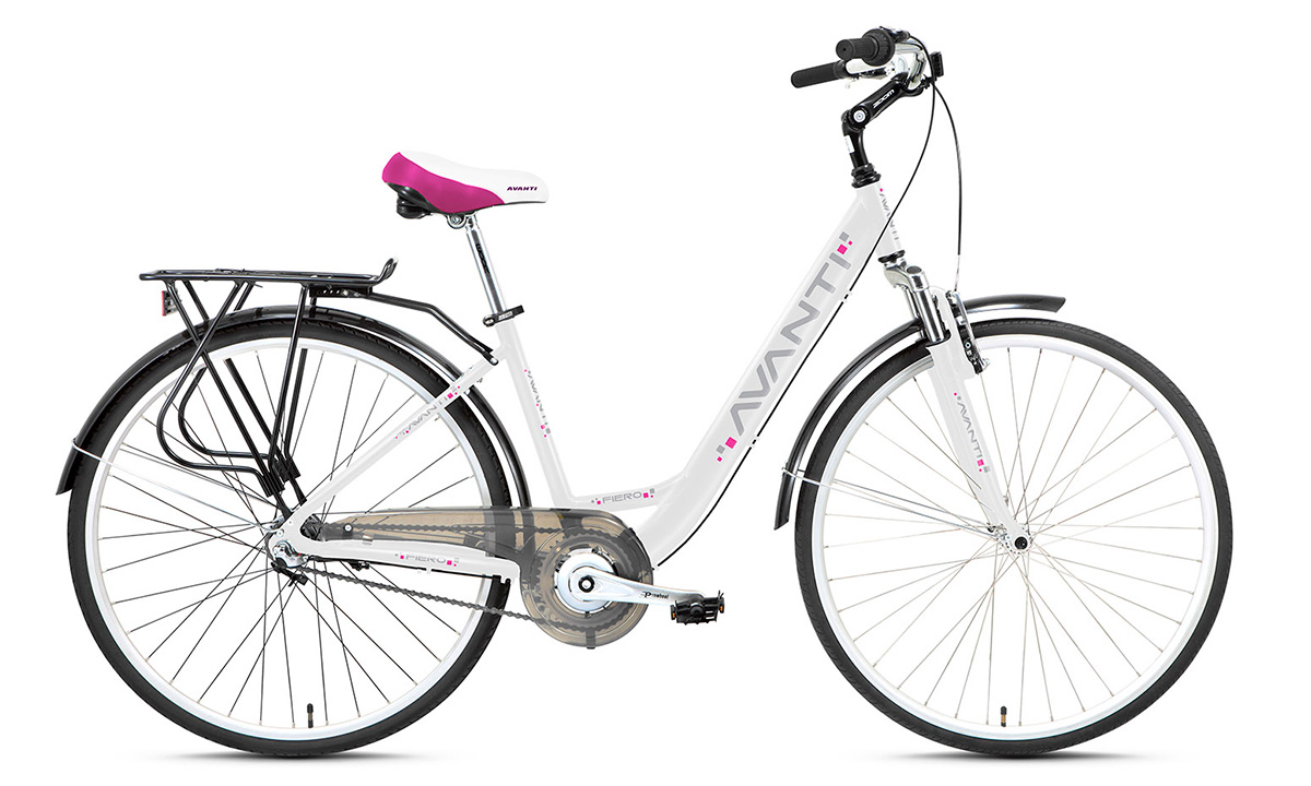 Фотография Велосипед Avanti FIERO NEXUS 26" размер М 2021 Бело-розовый